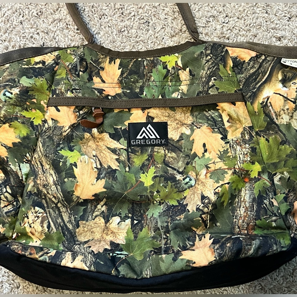 RARE PRINT Gregory Large Shoulder Bag Purse Laptop Bag - Picture 2 of 4
